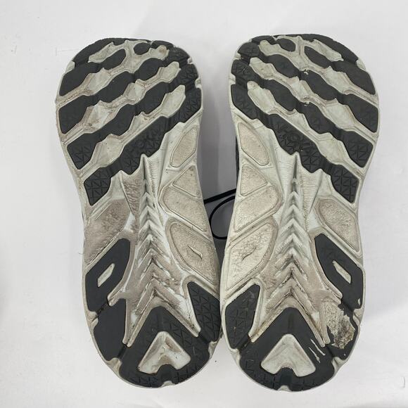 HOKA One One Mens Clifton 8 Running Shoes Athletic Sneakers Gray Red Mens 13 - Picture 16 of 16